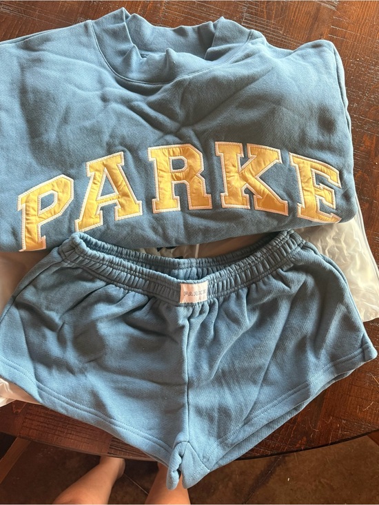 Parke Other - PARKE Set - Sweatshirt & Shorts.  Large top Small shorts